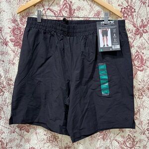 RBX Men’s Black Ripstop Stretch Athletic Shorts Size L NWT